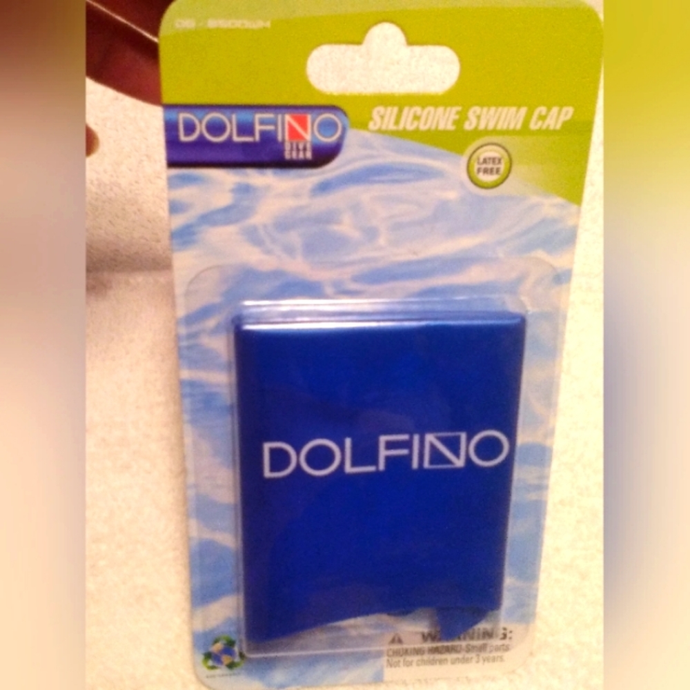 Swim Cap Silicone by Dolfino Dive Gear Latex Free New in PackageCondition: New